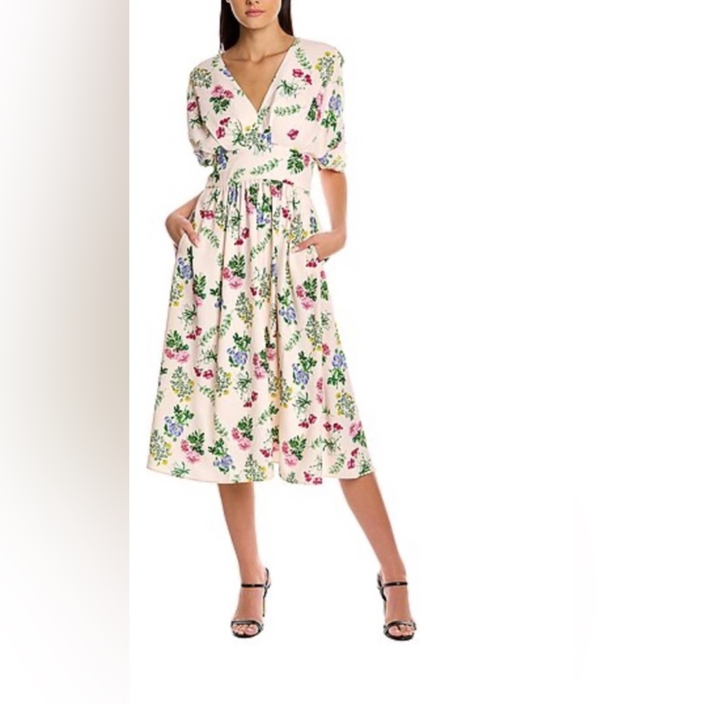 Alexia Admor August Floral Midi Dress beautiful spring dress Easter dress